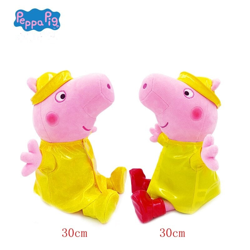 Peppa Pig e Família Conjunto Pelúcia