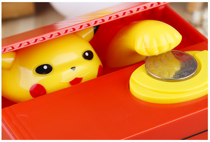 Cofre pega moedas Pikachu