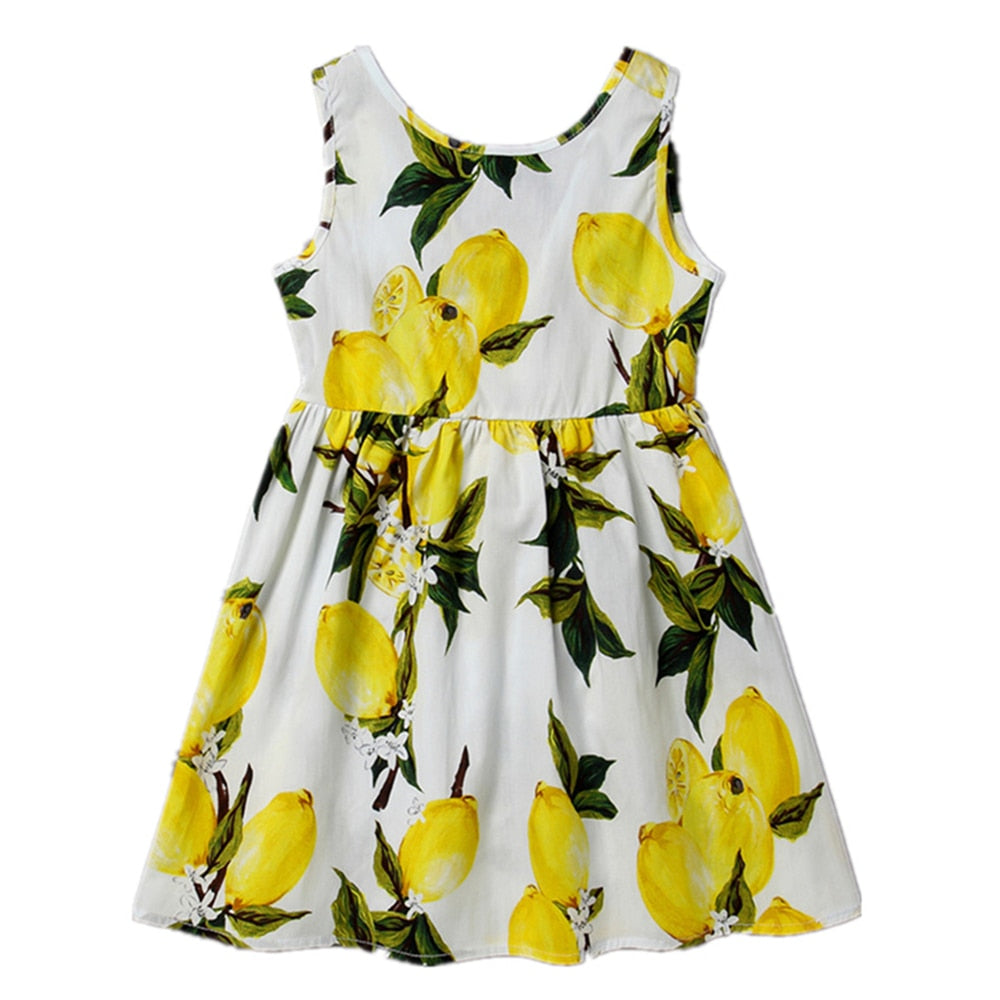 Vestido de verão para meninas - 9 meses a 6 anos