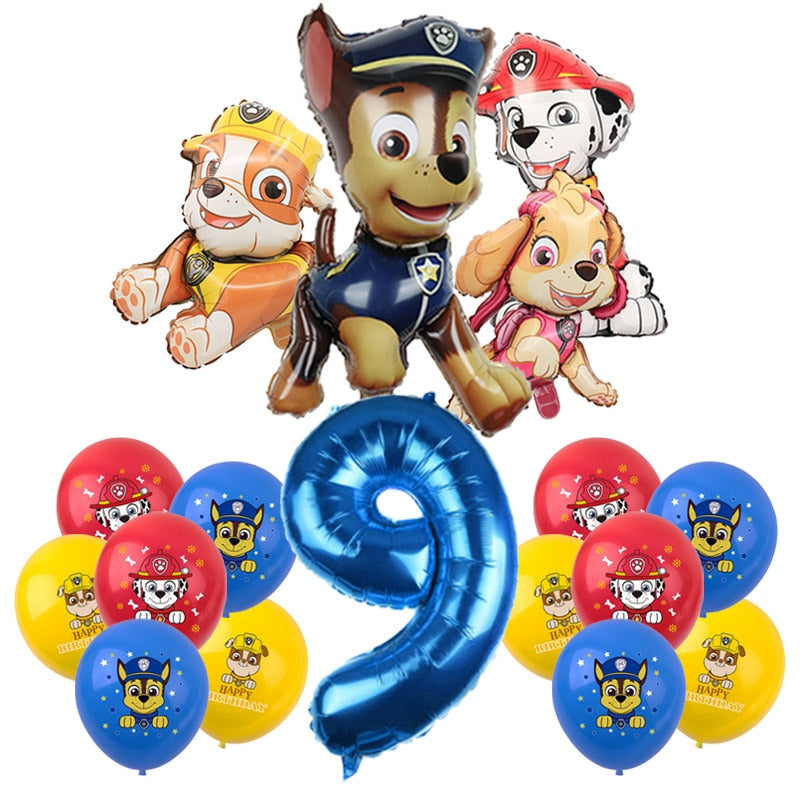 Decoração Patrulha Canina de Aniversário para Meninos