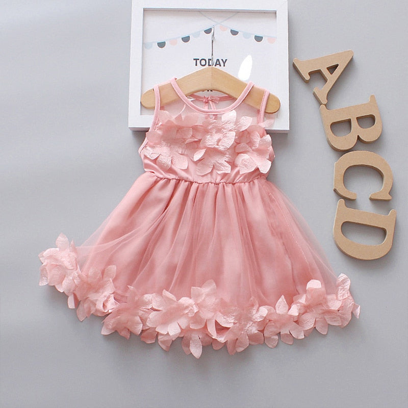 Vestido com Flores - 9 meses a 3 anos