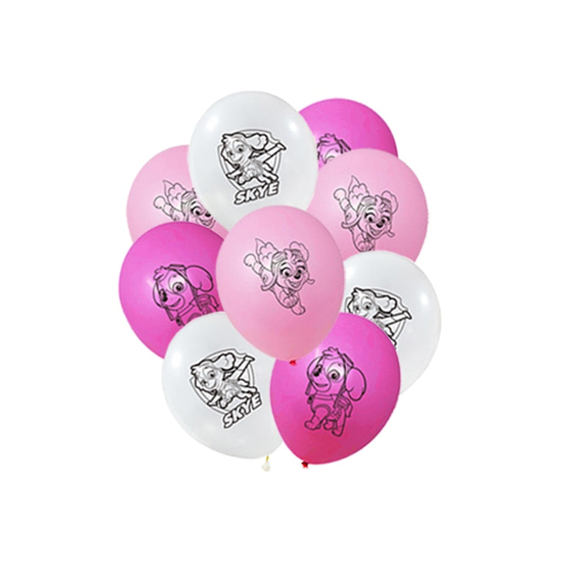 Decoração Patrulha Canina de Aniversário para Meninas