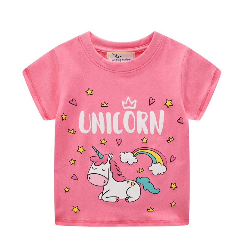 Blusa do Unicórnio para meninas - 2 a 7 anos