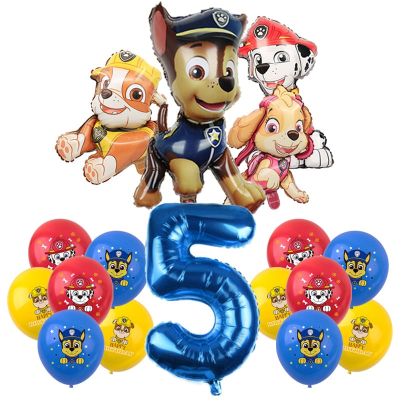 Decoração Patrulha Canina de Aniversário para Meninos