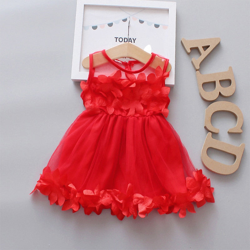 Vestido com Flores - 9 meses a 3 anos