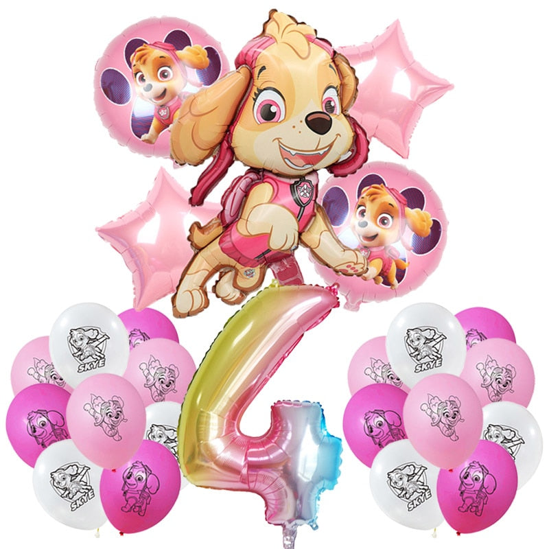 Decoração Patrulha Canina de Aniversário para Meninas