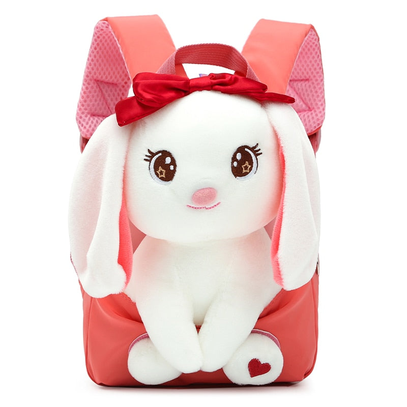 Mochila Escolar Infantil Animais de Pelúcia