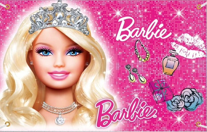 Painel lindo de Festa com Tema Barbie