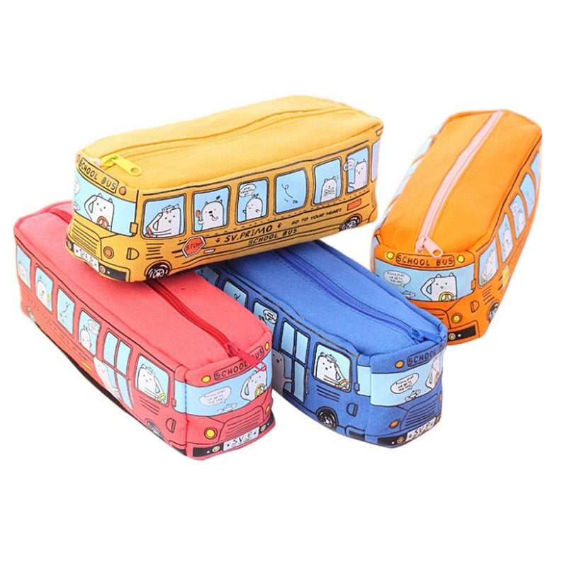 Estojo em Formato de Ônibus