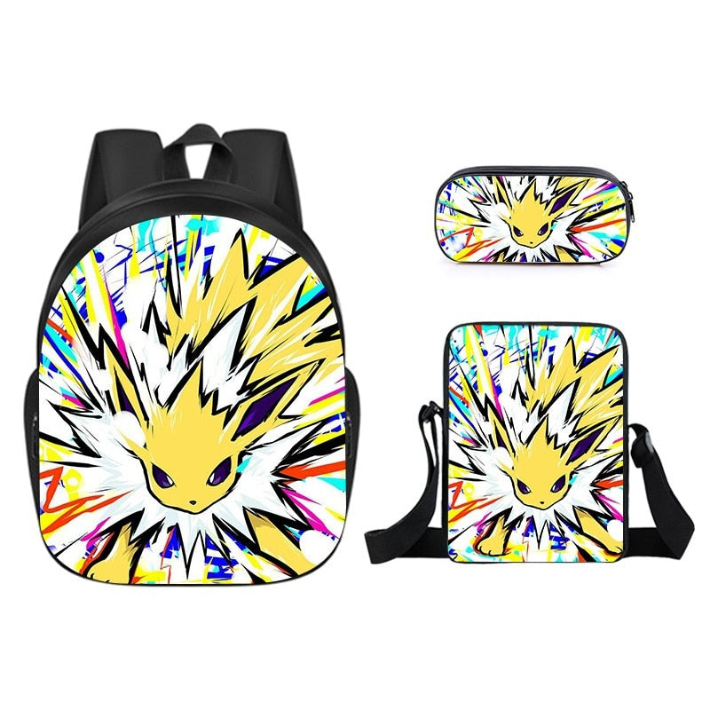 Conjunto Bolsa Lancheira e Estojo Pokémon