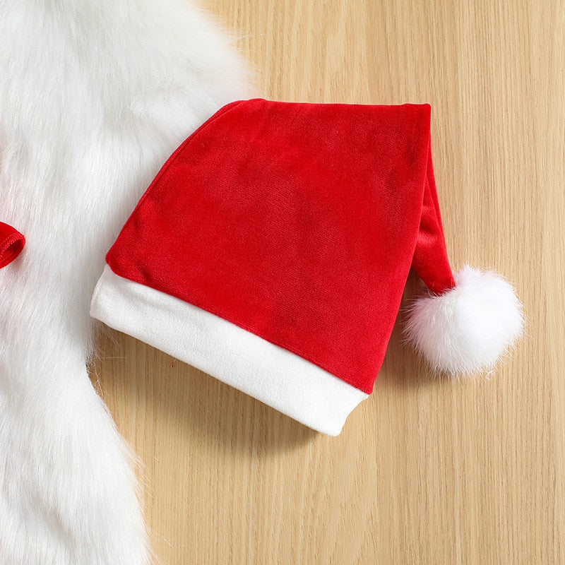 Vestido Mamãe Noel para Crianças