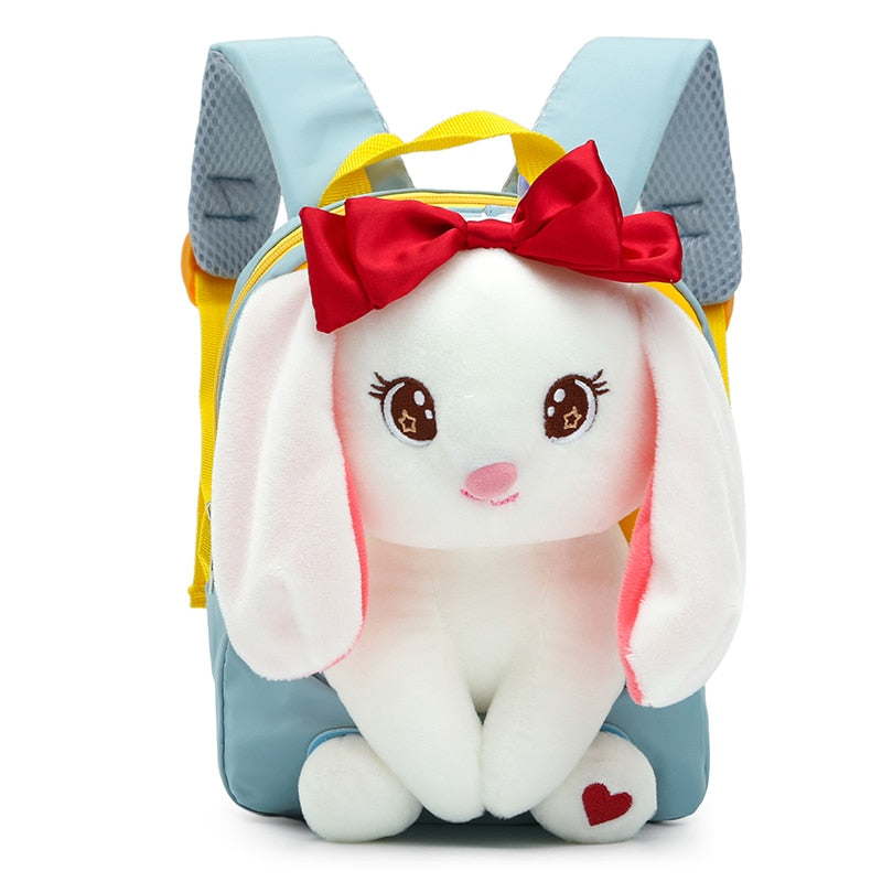 Mochila Escolar Infantil Animais de Pelúcia