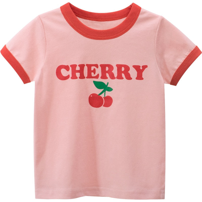 Blusas Para Meninas Com Desenho Animado - 2 a 9 anos