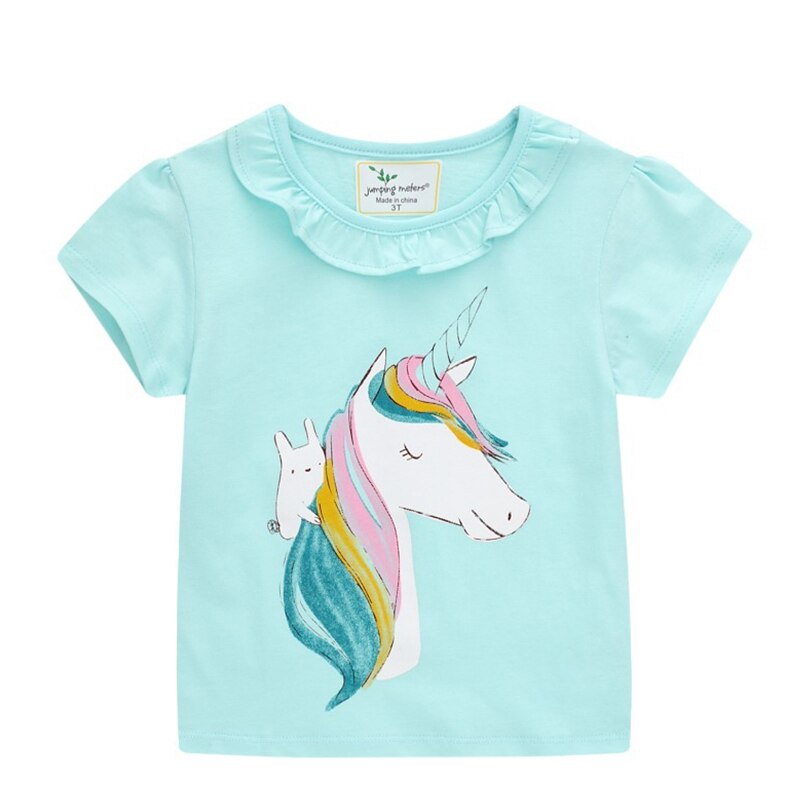 Blusa do Unicórnio para meninas - 2 a 7 anos