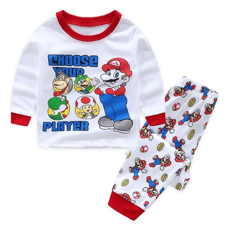 Pijama do Super Mario - 2 a 7 anos