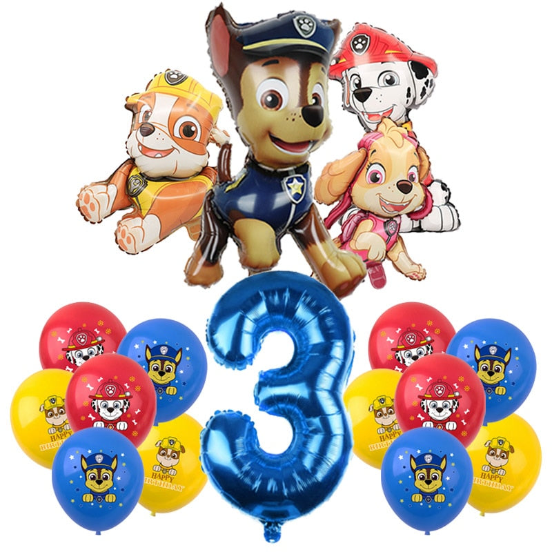 Decoração Patrulha Canina de Aniversário para Meninos