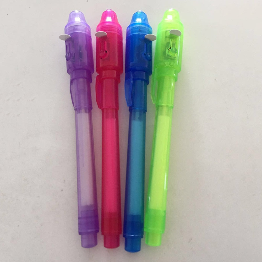 Pack com 4 Canetas de Tinta Invisível