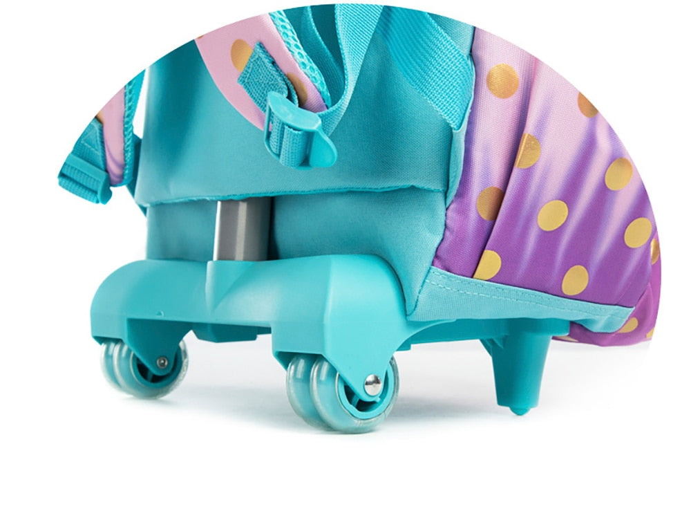 Mochila Escolar Infantil de Paris com Rodinhas