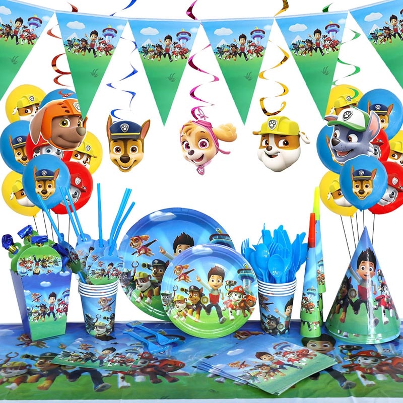 Decoração Patrulha Canina de Aniversário para Meninos