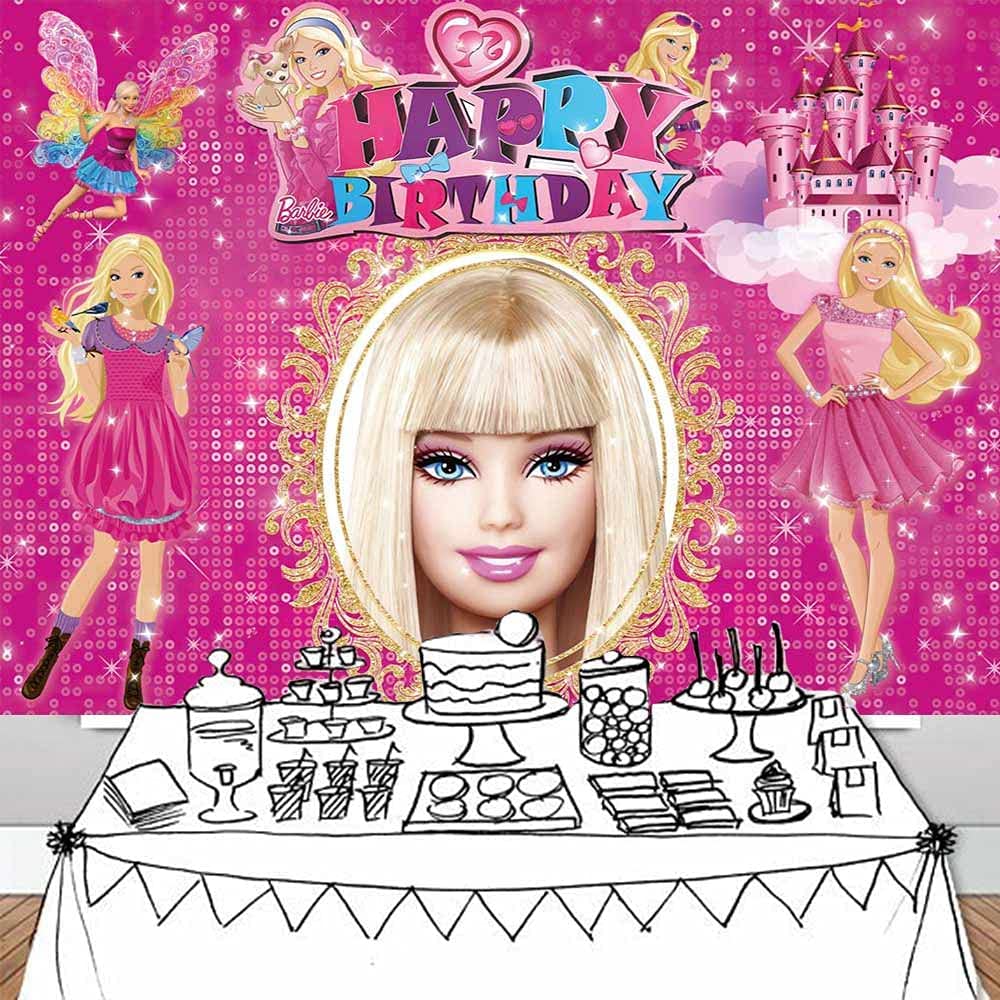 Painel lindo de Festa com Tema Barbie