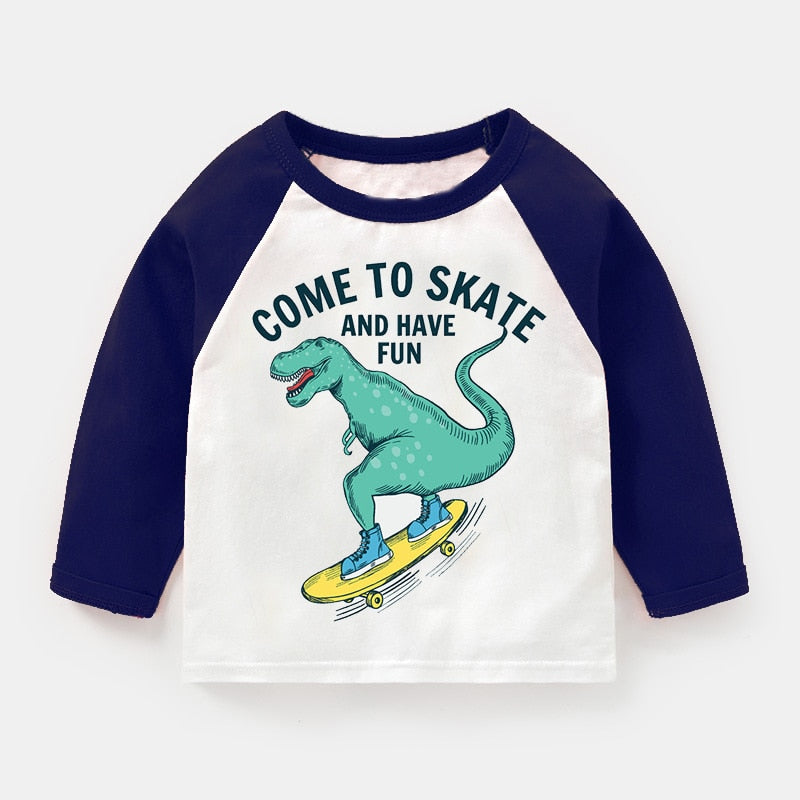 Blusa manga longa para crianças - 2 a 7 anos