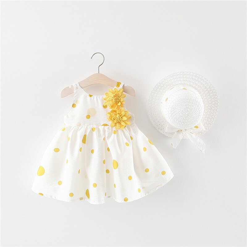 Vestido Florido Colorido - 6 meses a 3 anos