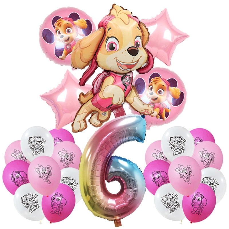 Decoração Patrulha Canina de Aniversário para Meninas