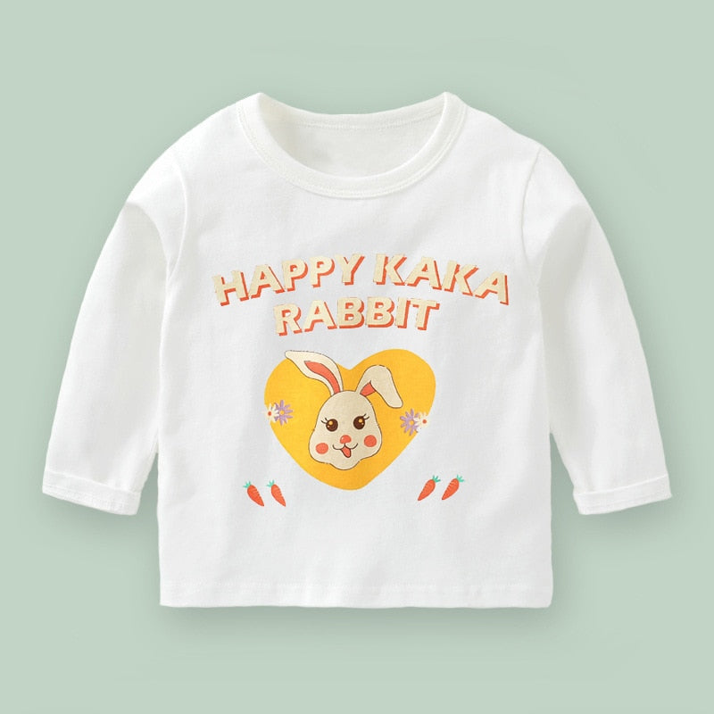 Blusa manga longa para crianças - 2 a 7 anos