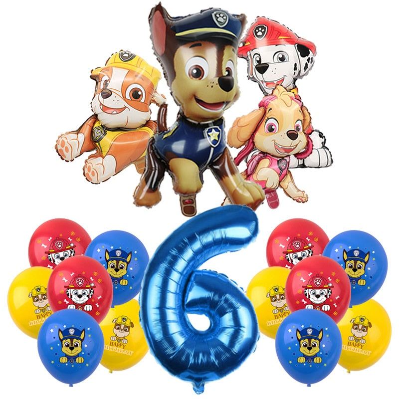 Decoração Patrulha Canina de Aniversário para Meninos