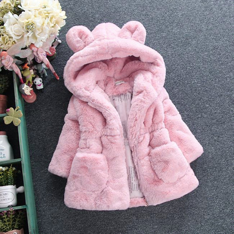 Jaqueta Linda de Inverno para Meninas - 2 a 8 anos