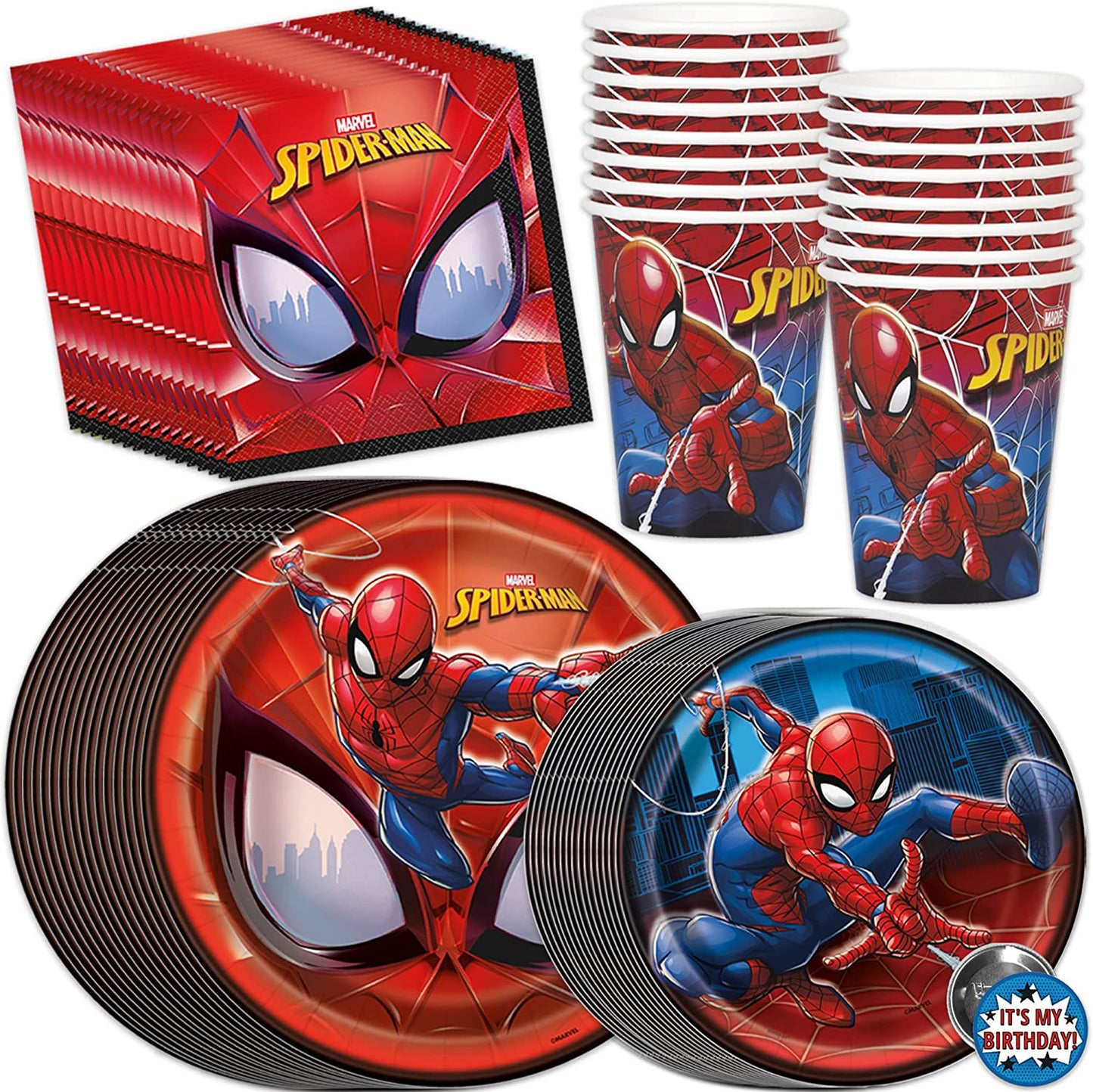 Decoração de Aniversário Homem Aranha Vermelha