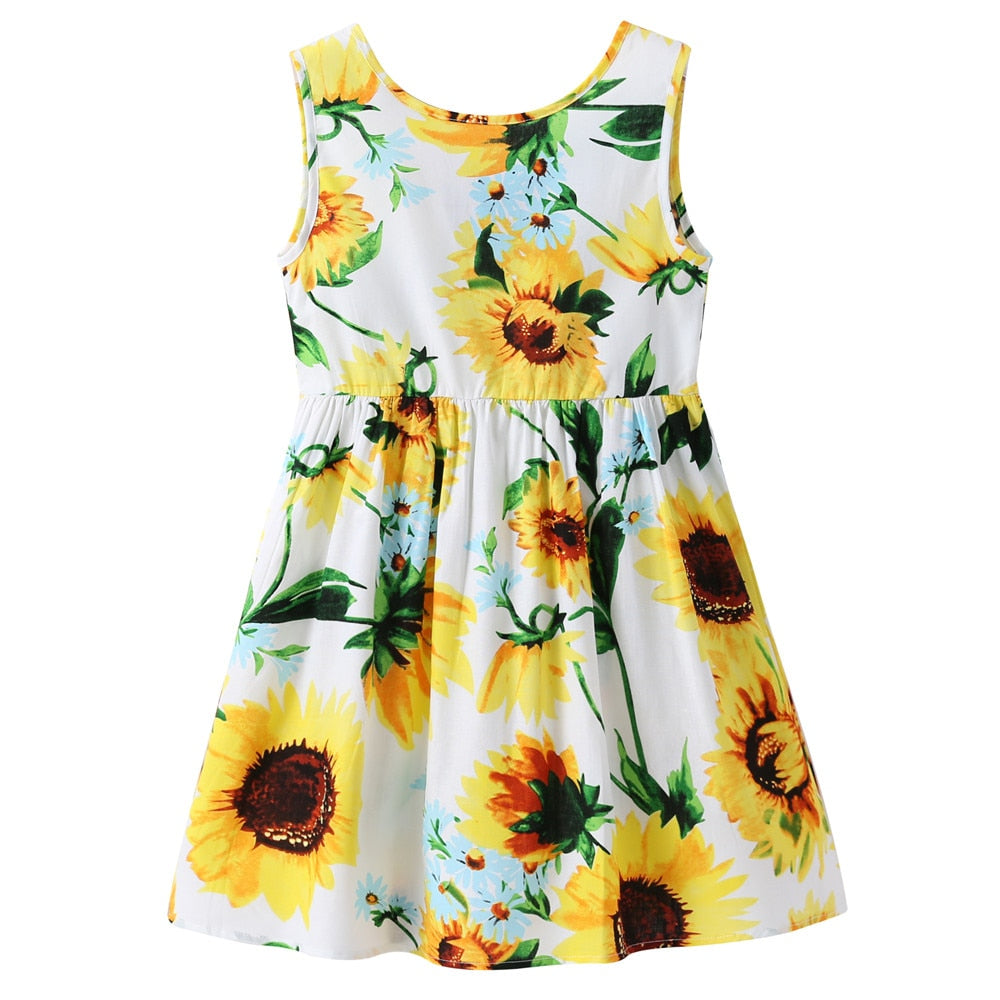 Vestido de verão para meninas - 9 meses a 6 anos