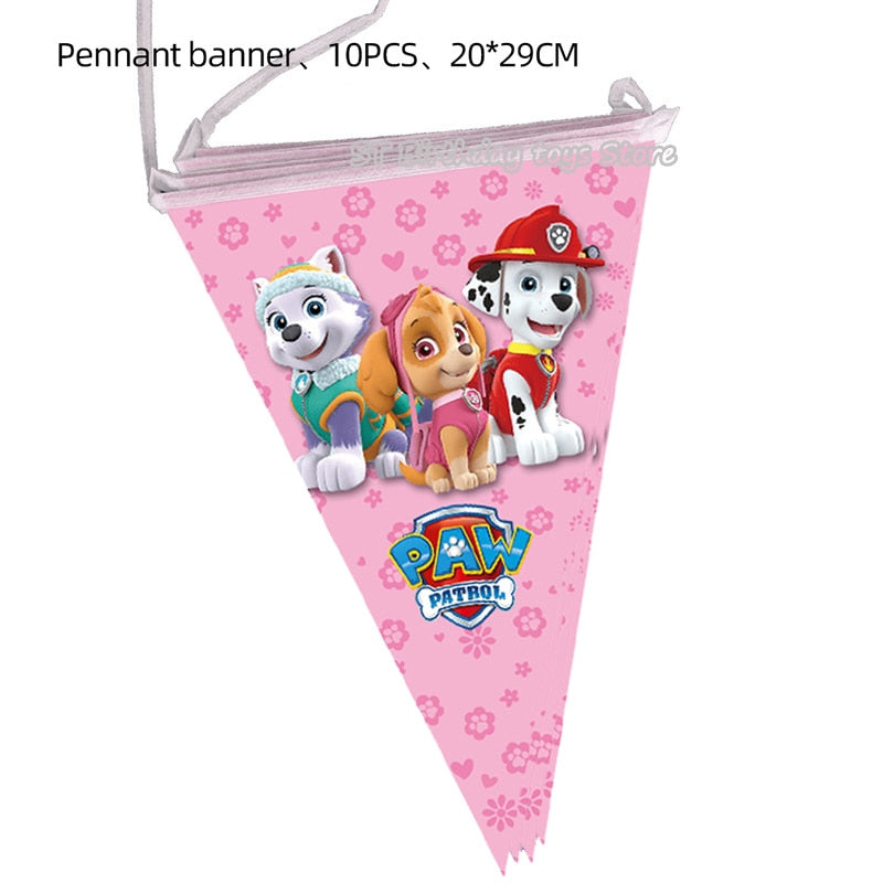 Decoração Patrulha Canina de Aniversário para Meninas
