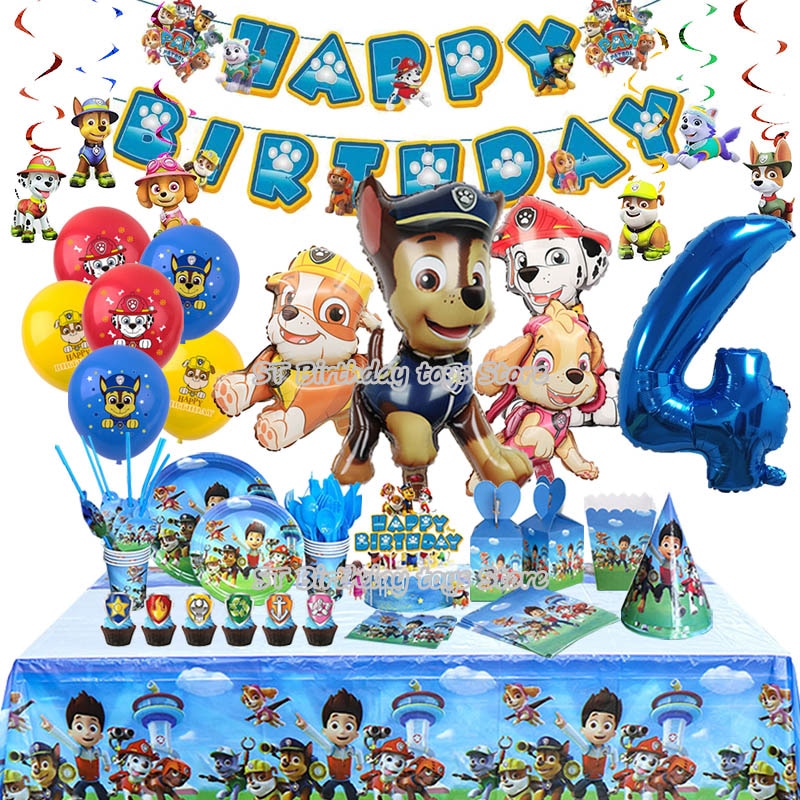 Decoração Patrulha Canina de Aniversário para Meninos