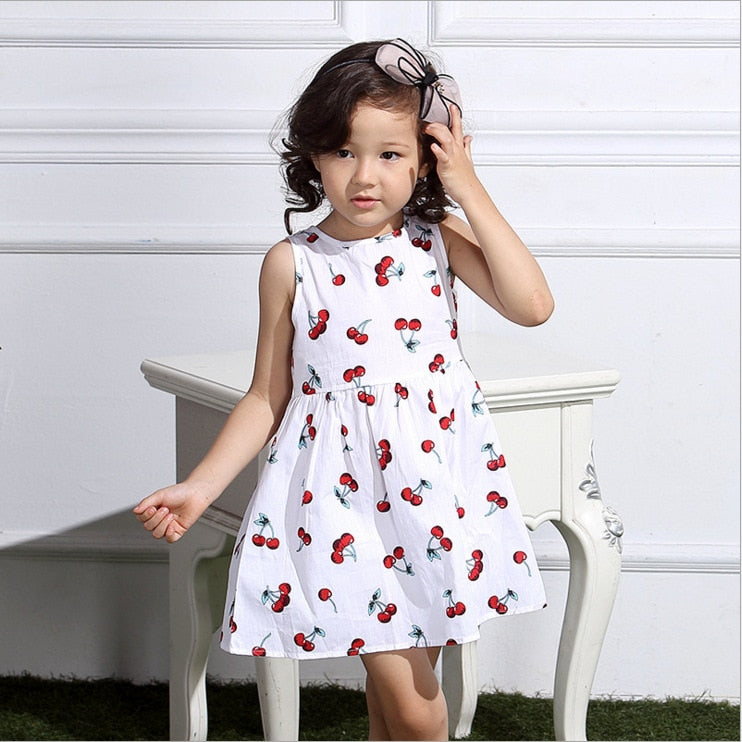 Vestido de verão para meninas - 9 meses a 6 anos