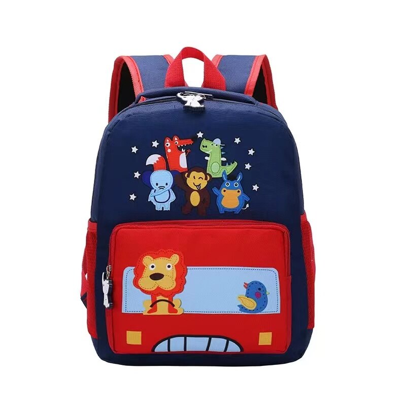 Mochila Escolar Infantil de Carros e Animais