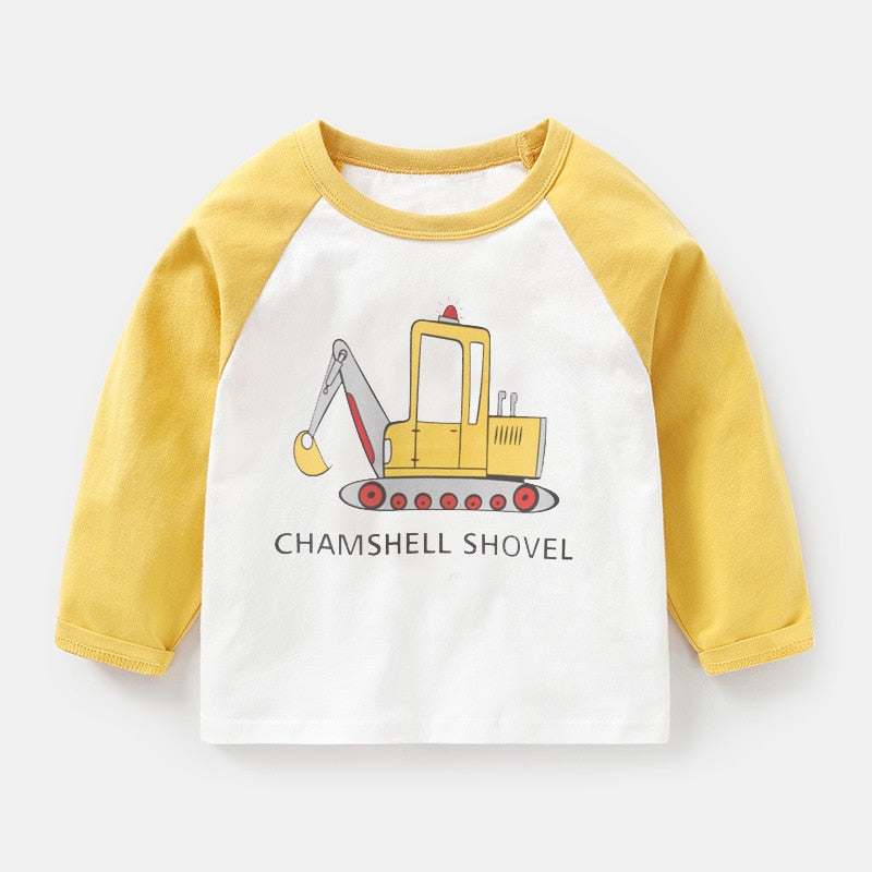 Blusa manga longa para crianças - 2 a 7 anos