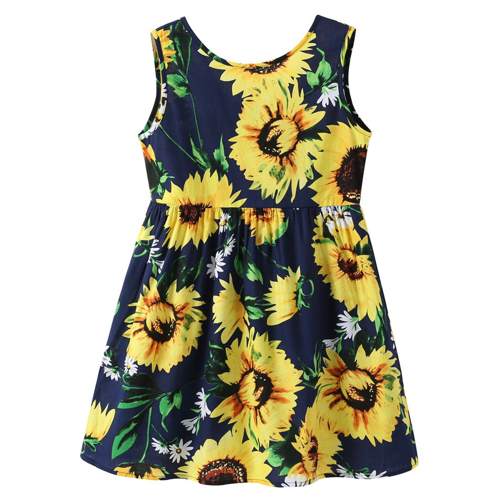 Vestido de verão para meninas - 9 meses a 6 anos
