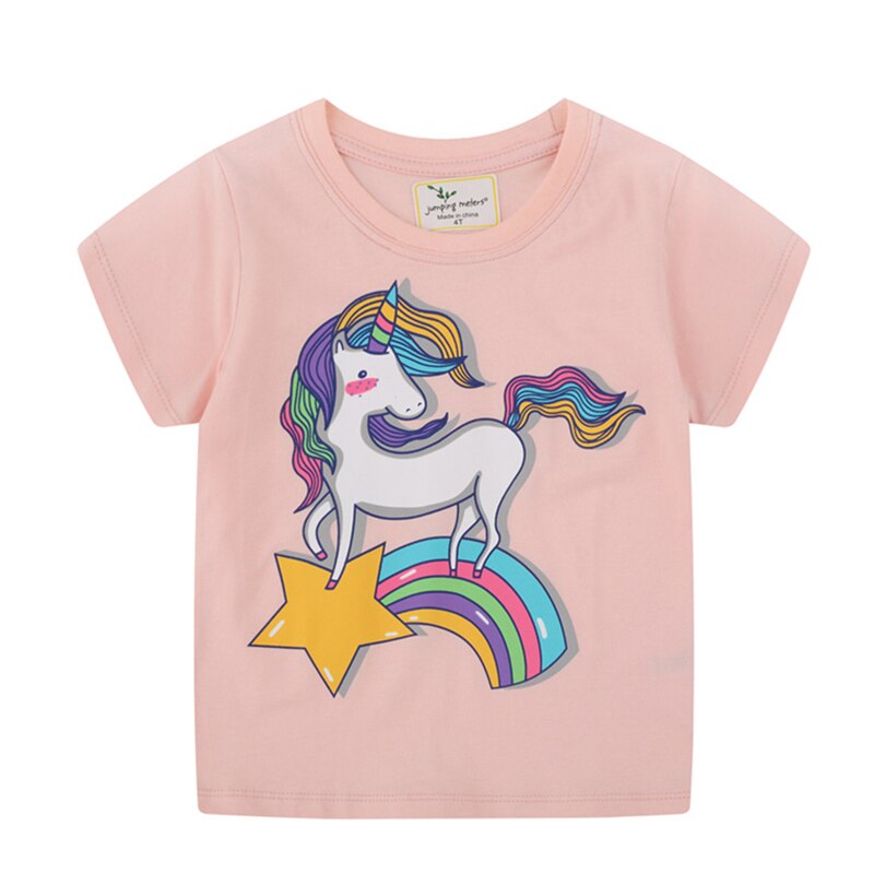 Blusa do Unicórnio para meninas - 2 a 7 anos