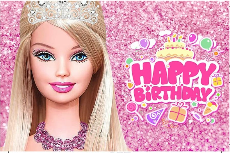 Painel lindo de Festa com Tema Barbie