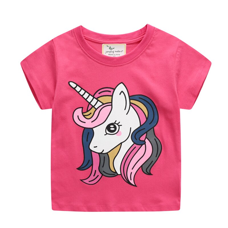 Blusa do Unicórnio para meninas - 2 a 7 anos