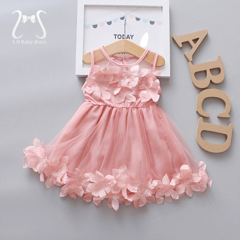 Vestido com Flores - 9 meses a 3 anos