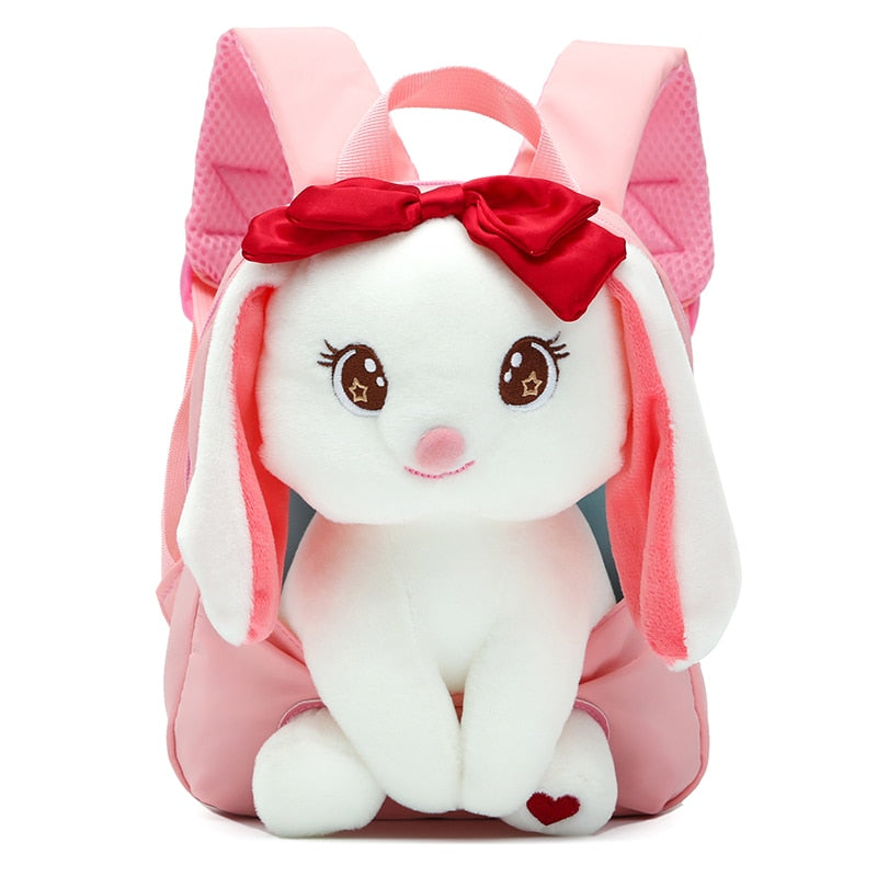 Mochila Escolar Infantil Animais de Pelúcia