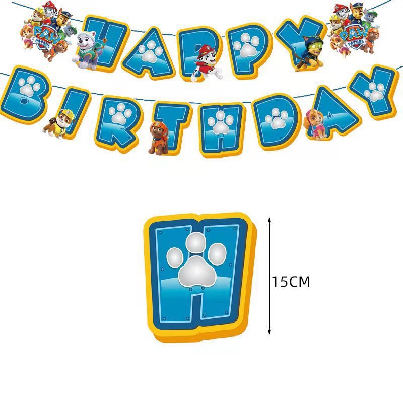 Decoração Patrulha Canina de Aniversário para Meninos