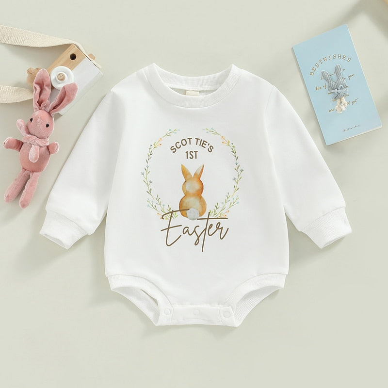 Body com Coelhinho da Páscoa - RN a 18 meses