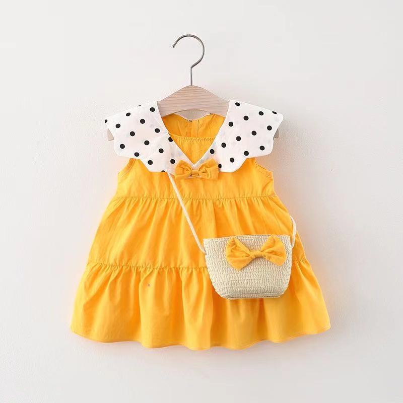 Vestido Florido Colorido - 6 meses a 3 anos