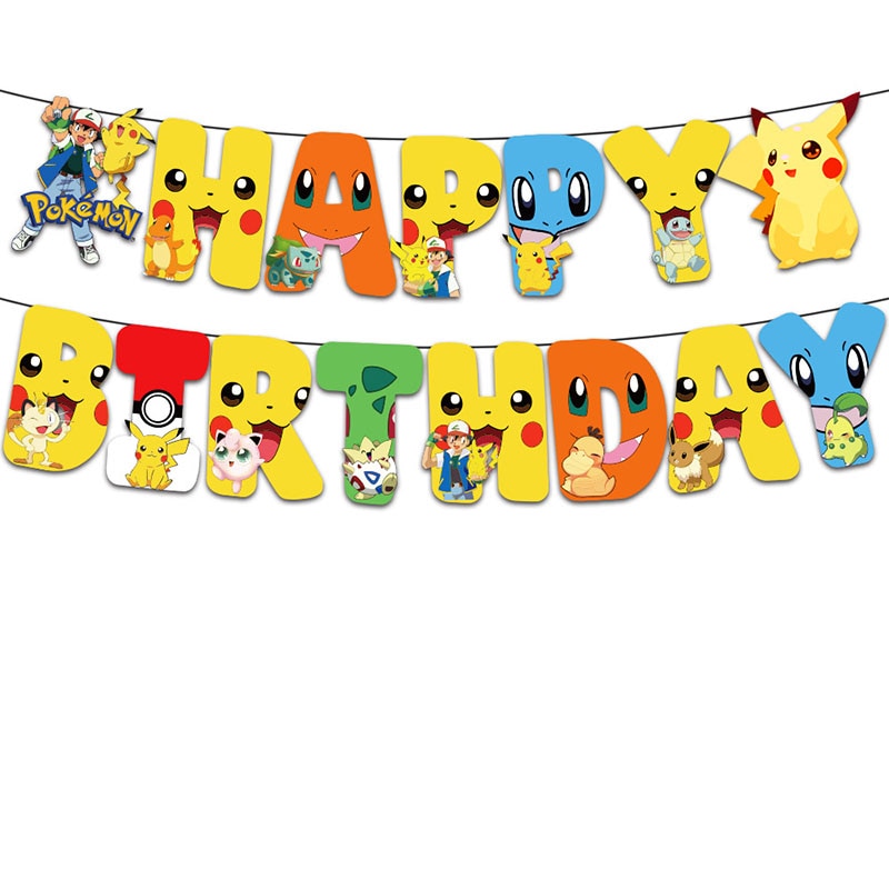 Decorações de Aniversário Pokémon