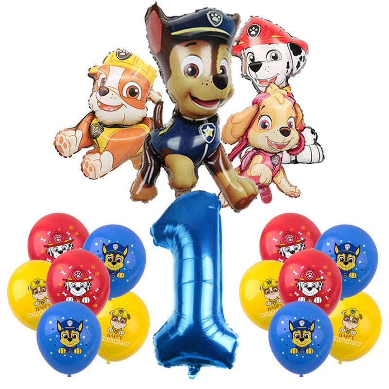 Decoração Patrulha Canina de Aniversário para Meninos