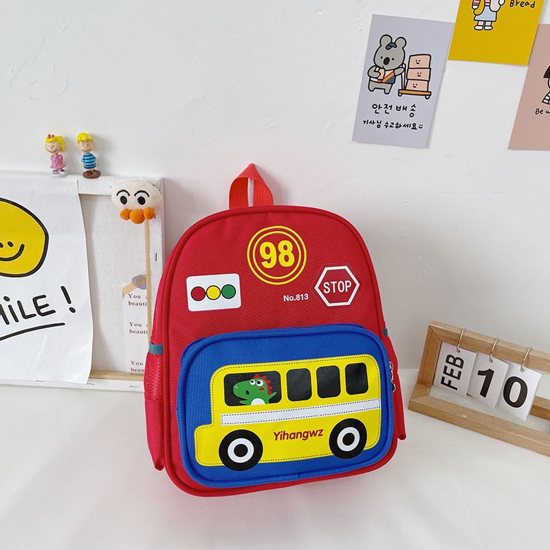 Mochila Escolar Infantil de Carros