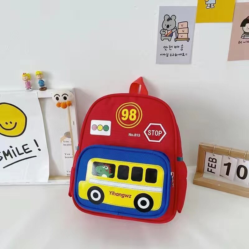 Mochila Escolar Infantil de Carros